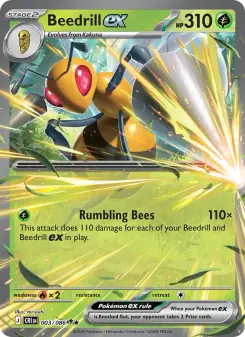 Beedrill ex (Chaos Rising 003/86)
