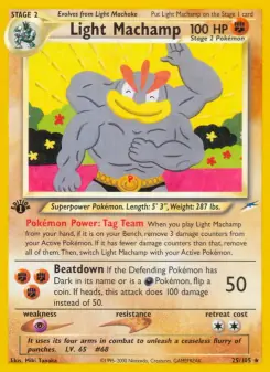 Light Machamp (Neo Destiny 25/105)