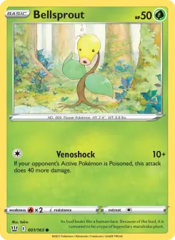 Bellsprout (Battle Styles 1/163)