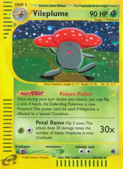 Vileplume (Expedition Base Set 31/165)