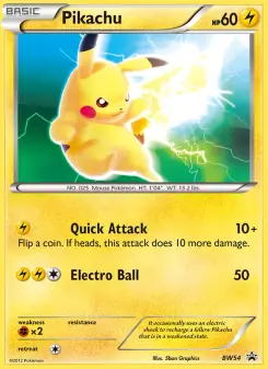 Pikachu (BW Black Star Promos BW54)