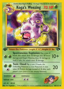 Koga's Weezing (Gym Challenge 50/132)