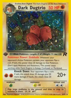 Dark Dugtrio (Team Rocket 6/82)