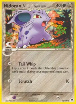 Nidoran♀ δ (Dragon Frontiers 56/101)