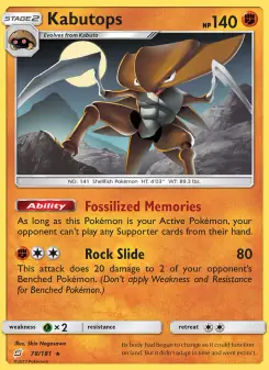Kabutops (Team Up 78/181)