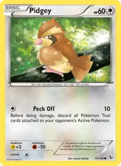 Pidgey (Flashfire 75/106)