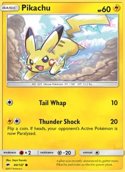 Pikachu (Burning Shadows 40/147)