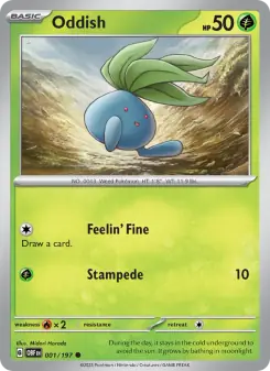 Oddish (Obsidian Flames 001/197)