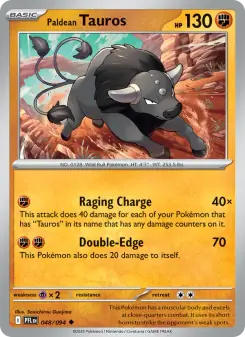 Paldean Tauros (Phantasmal Flames 048/94)