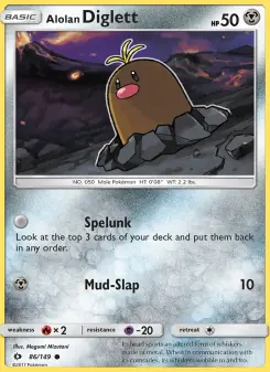 Alolan Diglett (Sun & Moon 86/149)