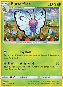 Butterfree (Sun & Moon 3/149)