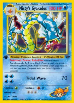 Misty's Gyarados (Gym Challenge 13/132)