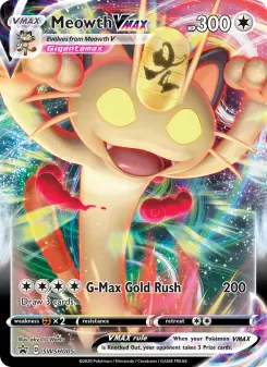 Meowth VMAX (SWSH Black Star Promos SWSH005)