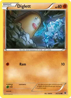 Diglett (Fates Collide 36/124)