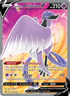 Galarian Articuno V (Chilling Reign 169/198)