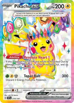 Pikachu ex (Surging Sparks 219/191)
