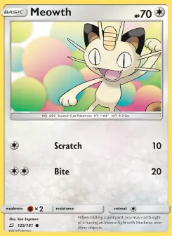 Meowth (Team Up 125/181)