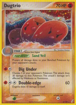 Dugtrio (Crystal Guardians 5/100)