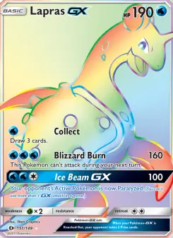 Lapras GX (Sun & Moon 151/149)