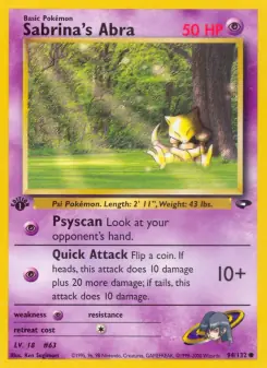 Sabrina's Abra (Gym Challenge 94/132)