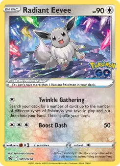 Radiant Eevee (SWSH Black Star Promos SWSH230)
