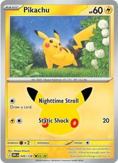 Pikachu (30th Celebration 045/128)