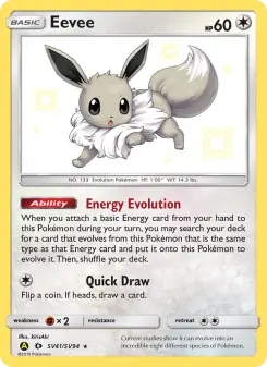 Eevee (Hidden Fates Shiny Vault SV41)