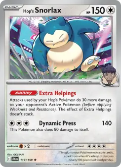 Hop's Snorlax (Journey Together 117/159)