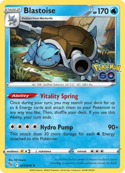 Blastoise (Pokémon GO 017/78)