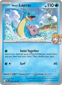 Misty's Lapras (Destined Rivals 050/182)