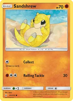 Sandshrew (Unbroken Bonds 83/214)