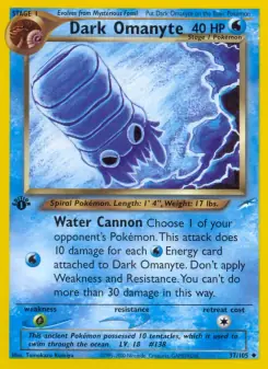 Dark Omanyte (Neo Destiny 37/105)