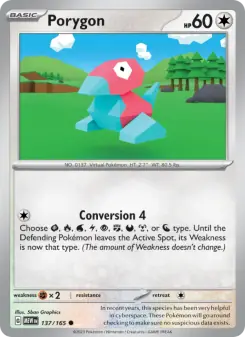 Porygon (151 137/165)