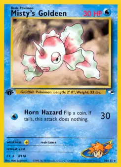 Misty's Goldeen (Gym Heroes 30/132)