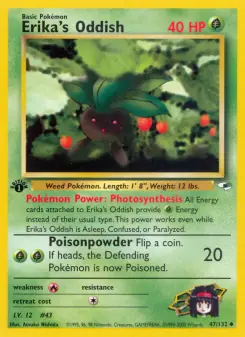 Erika's Oddish (Gym Heroes 47/132)