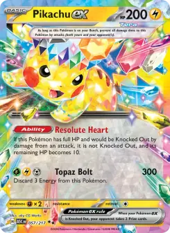Pikachu ex (Ascended Heroes 057/217)