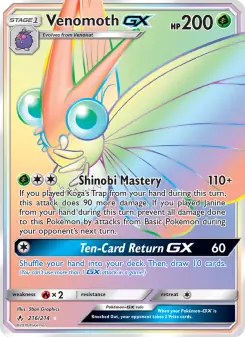 Venomoth GX (Unbroken Bonds 216/214)