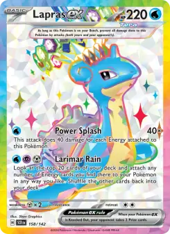 Lapras ex (Stellar Crown 158/142)