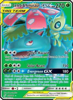 Celebi & Venusaur GX (Team Up 159/181)