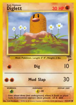 Diglett (Base Set 2 71/130)