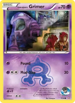 Team Aqua's Grimer (Double Crisis 7/34)
