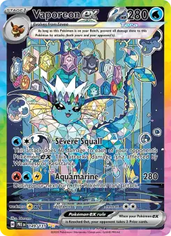 Vaporeon ex (Prismatic Evolutions 149/131)
