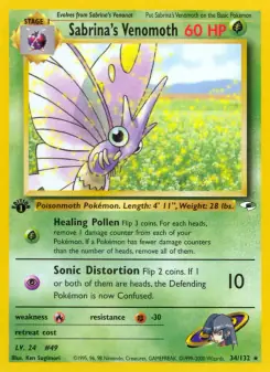 Sabrina's Venomoth (Gym Heroes 34/132)