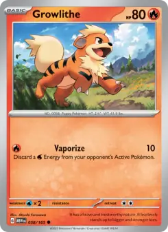 Growlithe (151 058/165)