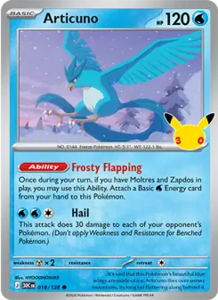 Articuno (30th Celebration 018/128)