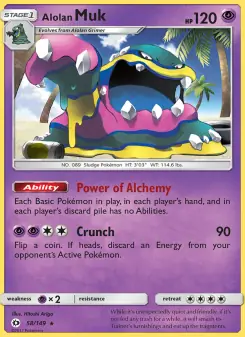 Alolan Muk (Sun & Moon 58/149)
