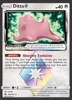 Ditto ◇ (Lost Thunder 154/214)