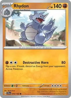 Rhydon (Stellar Crown 075/142)