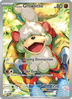 Hisuian Growlithe (Twilight Masquerade 181/167)