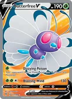 Butterfree V (Darkness Ablaze 177/189)
